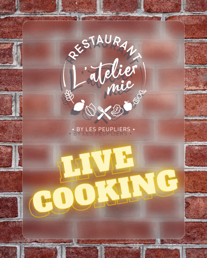 Annonce Live Cooking